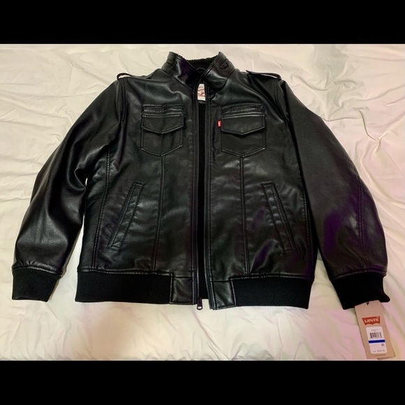 Levi’s Sherpa/faux Leather Jacket XL